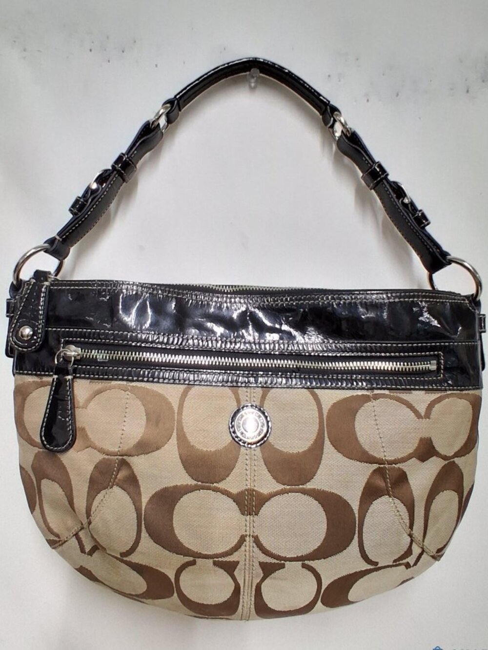 Coach - Signature Logo Canvas Hobo